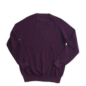 Shein Burgundy Crewneck Sweater Large